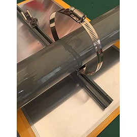 Sign Post Fixing Kit - Channel, Tape & Adapter - Just add your own jubilee clips (200mm Channel & 1 Adapter)