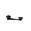 Black Adhesive Door Stopper |with 50mm Thick Door Retainer |