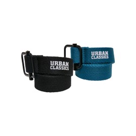 Urban Classics Unisex Belt, Black/Green