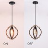 MWZ 3 Pack Farmhouse Pendant Lights Kitchen Island,Rustic 1-Light Small