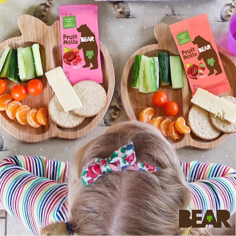 BEAR Real Fruit Snack Rolls - Gluten Free, Vegan, and