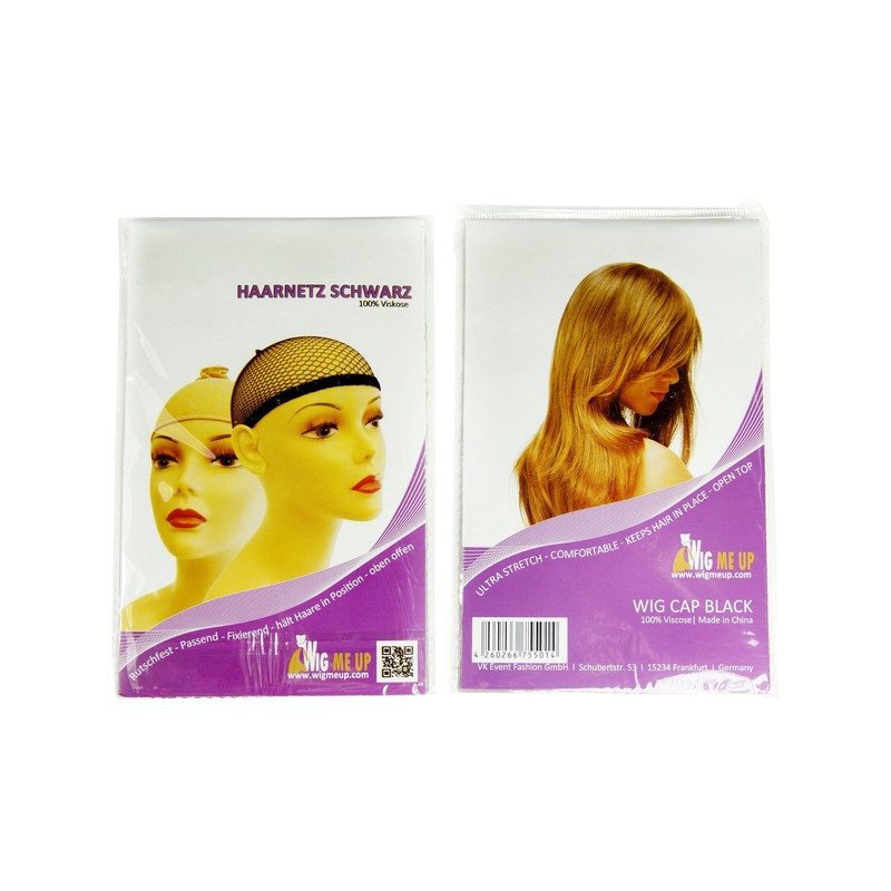 WIG ME UP Hair Net Wig Cap Black (HNS)