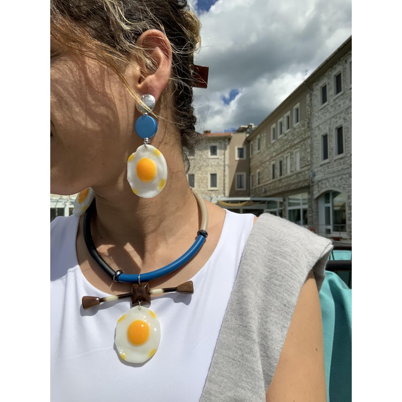 Unique Handmade Egg Necklace