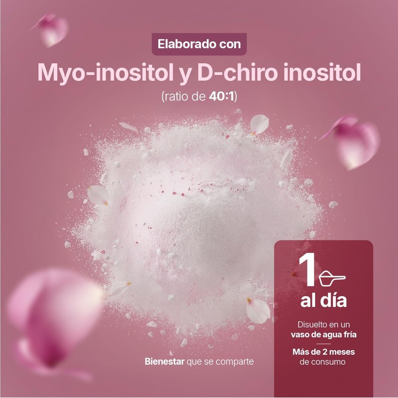 B Life Myo y D-Chiro Inositol en Polvo 65 Porciones