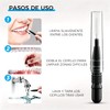 Mythya 100 Piezas Cepillos de Pestañas con Tapa Cepillo de