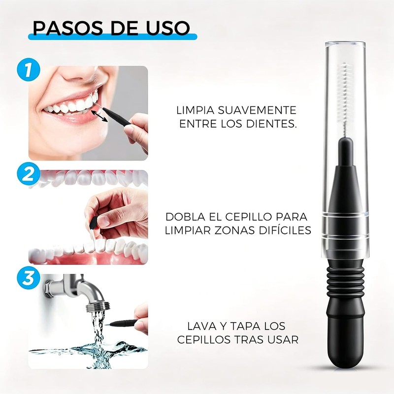 Mythya 100 Piezas Cepillos de Pestañas con Tapa Cepillo de