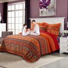 VAPUTAR Cotton Quilt King Size Bedding Set - 3 Pieces