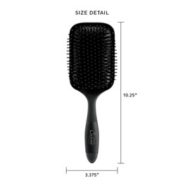 Cricket Curves Paddle Hair Brush – Large Wide Detangling Hairbrush for Women & Men – Ideal for Curly, Thick, and Wet – Smooth Glide Styling for All Types – Comfortable Grip Handle