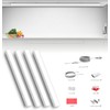 Leetdud Under Cabinet Lighting Plug in, 12 Inch 4 Pcs,