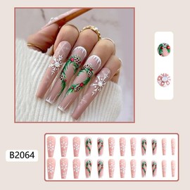 Kit De 24 Uñas Postizas De Gel Francesas A Presión, Uñas Postizas, Pincel, Pegamento, Imprimación, Color Melocotón, Crema, Papel De Aluminio - Manicur