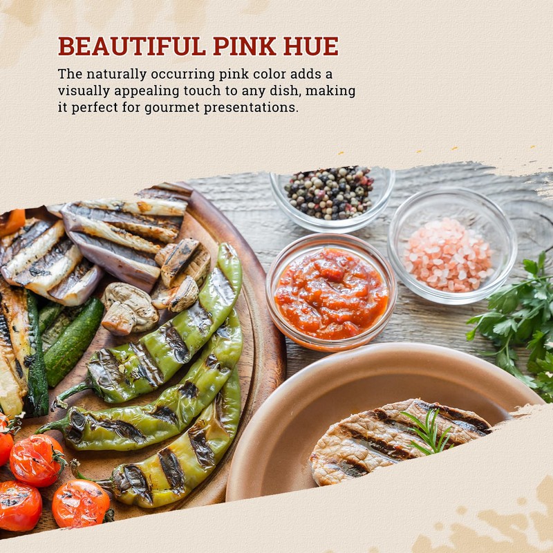 52USA Himalayan Pink Salt for Grinder Refill, 80oz (5 Pound),