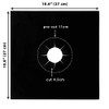 8X Stove Liner Cover 0.2mm Double Thickness Burner Covers Square