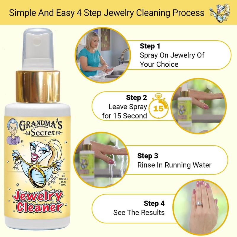Grandma's Secret limpiador de joyas, 3 onzas (Расk оf 2)