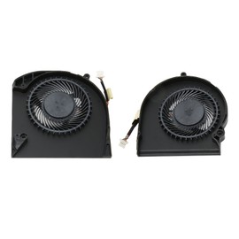 4 Pin Laptop Cooling Fan Replacement for Dell Alienware 15 R3 R4 P69F EG75070S1‑C260‑S9A Notebook PC Computer CPU and GPU