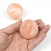 QYLHH 2 Pcs Ball Shape Himalayan Salt Massage Stones Hot