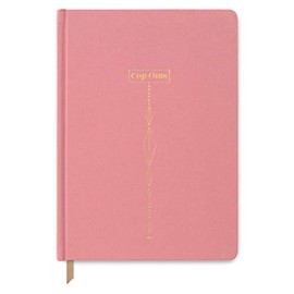 DesignWorks Ink Cloth Hardcover Journal (7.5" x 10.25"), Dusty Pink - Cop Outs