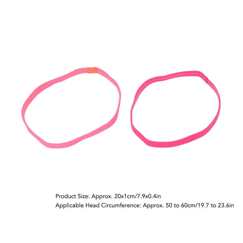 14PCS Workout Headband Polyester Cotton Non Slip Breathable Head Sweat