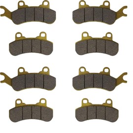 RAYANA Front Rear Brake Pads set Compatible For Can-Am Maverick X3 Max Sport 1000 1000R Trail 800 1000 715900380 715900379 715900387 715900386