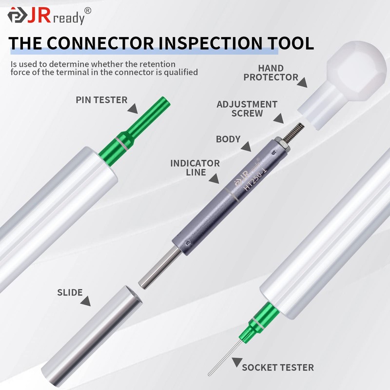 JRready 3-in-1 Contact Tester Automotive Tools,Detachable Electric Shock Tension Test