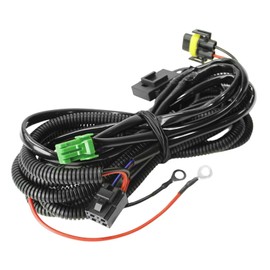 TOPKU H11 H8 880 881 Fog Light Wiring Harness Socket Wire Connector for 2005-2022 Toyota Tundra Tacoma 4Runner RAV'4 Prius for Scio'n for Lexus with 40A Relay ON/Off Switch Kits LED Fog Driving Light