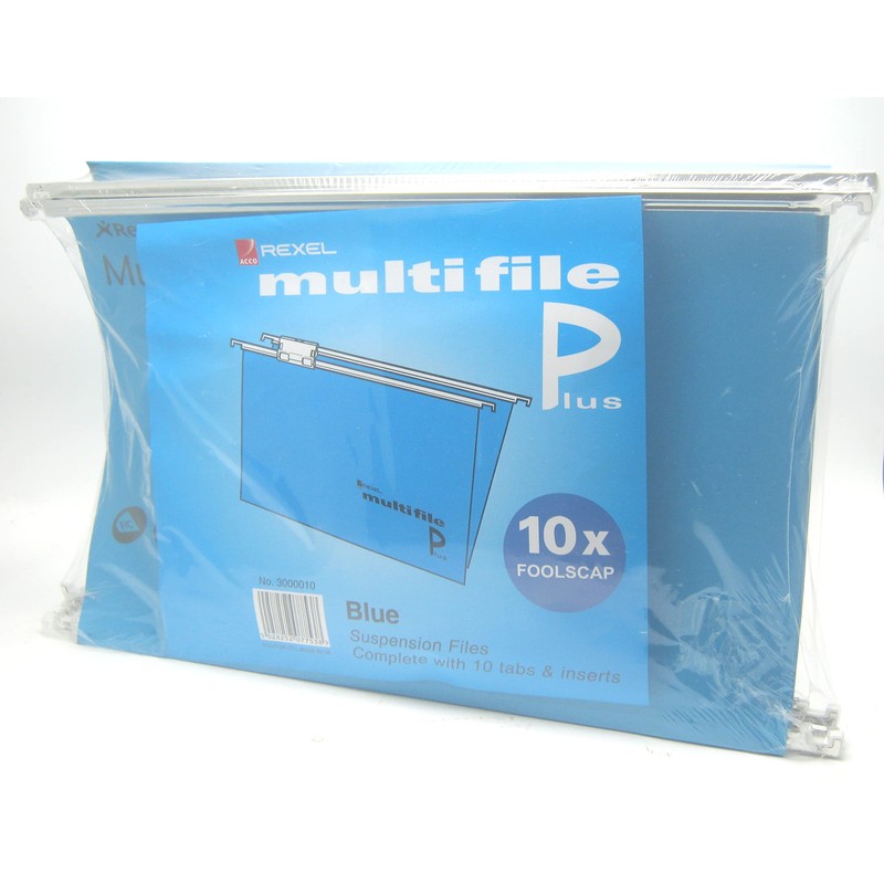 Rexel Foolscap Multifile Plus Suspension Files Complete with Tabs &