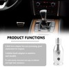 M12x1.25 Universal Gear Shift Knob Adapter With 4-Sizes Plastic Hose