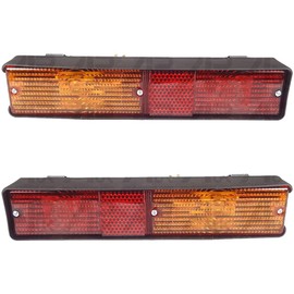 APUK 2x Rear Brake Tail Lights Lamps Replacement for Massey Ferguson 4345 4355 4360 4365 Tractor