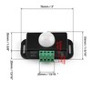 DC 12V 24V PIR Sensor LED Motion Sensor Switch,Body Infrared
