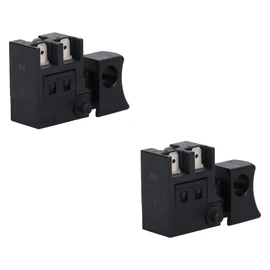 Metabo HPT/Hitachi 324424 Switch (3P Fasten Type) w/o Lock for C12LSH, C12RSH, and C8FSE (2-Pack)