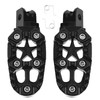 S.fields.inc Wide Foot Pegs Bike Step Mount Off-Road Motorcycle Universal