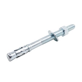 Horiznext 1/2 Concrete Anchors, Zinc-Plated Carbon Steel 1/2 Wedge Anchors Bolts with Washer and nut, 1/2 Inch OD x 6 Inch Length, Bulk Pack Concrete Anchors 1/2 (10 pcs)