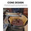 MIMORE Coffee Filters #4-120 PCS Coffee Filters 4 Cone Paper