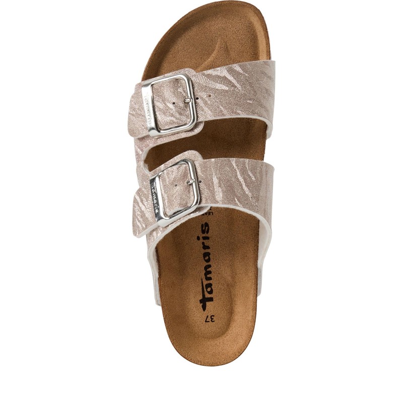 Tamaris Women's Flat Mules, Rose Gold Str