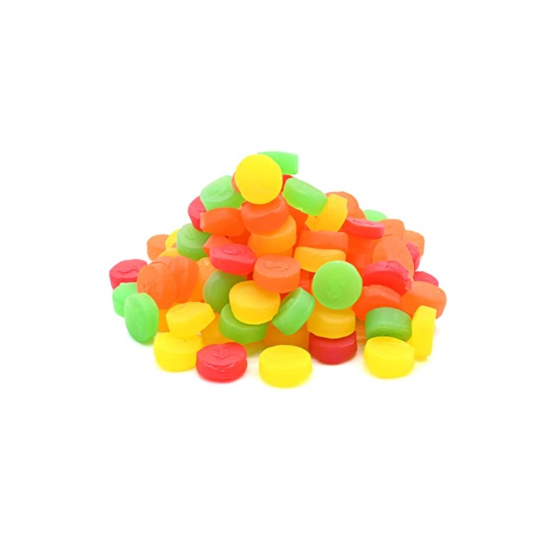 Candy Retailer Assorted Fruit JuJu Candy Coins 1 Lb.