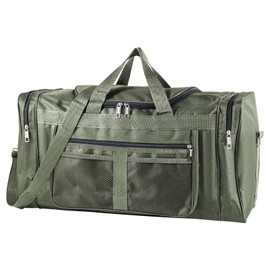 Trintion Sports Duffle Bag Sports Gym Bag for Women Men Waterproof Large 40L Collapsible Training Sports with Shoulder Strap Holdall Overnight Weekend Travel Bag for Gym Travel Swimming (Green)