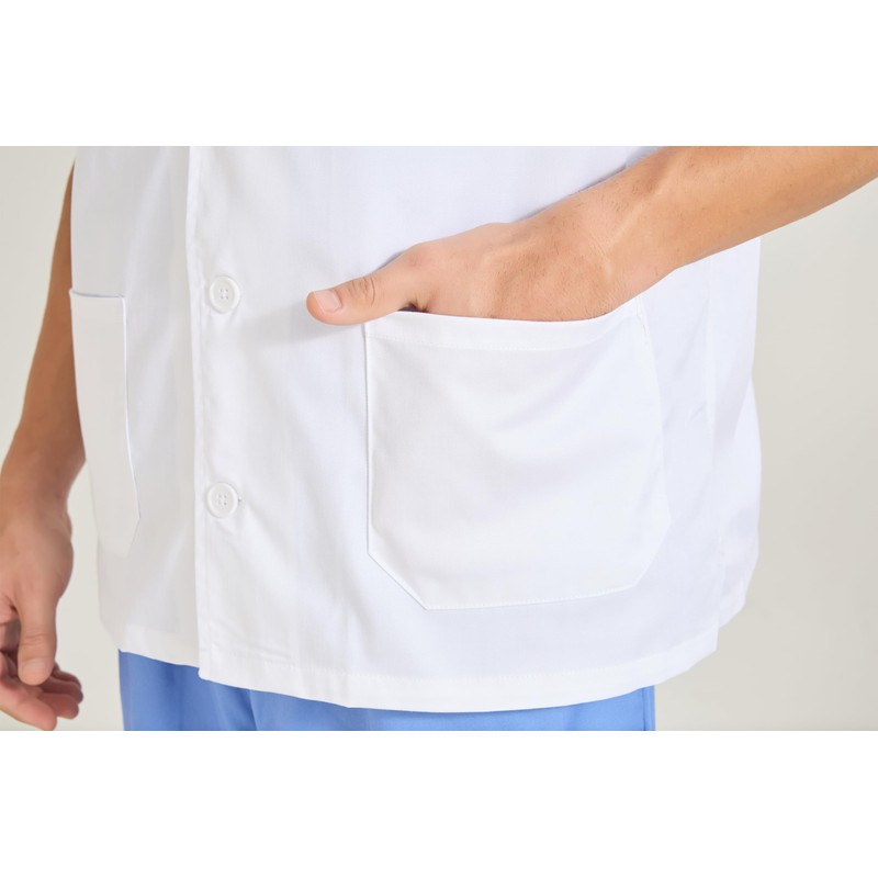 MISEMIYA - White LAB Coat Unisex - Doctors Coat -