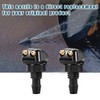 2 Pcs Front Windscreen Washer Nozzle Rubber Seal Universal Accessories