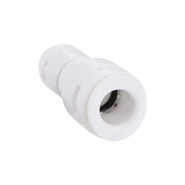 sourcing map 2 x quick connection 1/4 inch to 3/8 inch, straight plug connections for RO water purifier, 43 mm, white
