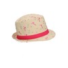 Sterntaler Girls' Children's Straw Hat Flamingo Hat, sand