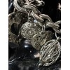 Avenue Silver Tone Charm Bracelet Multi Charms Well Made