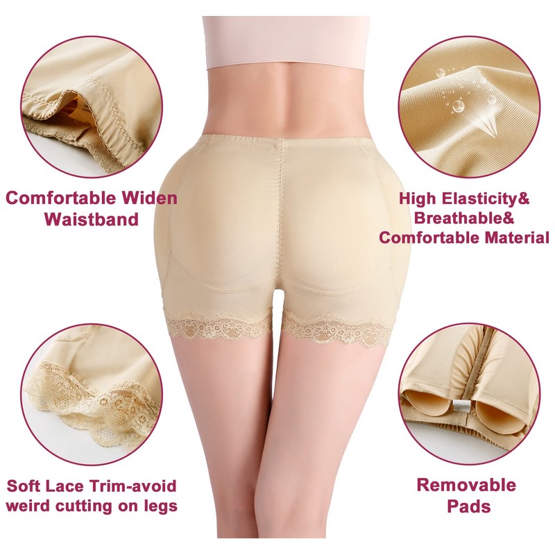 Panegy Women's Hip Pad, Hip Lifting, Padded Shapewear Hip Pad