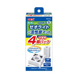 Gex GEX Loca Boy Zeolite & Activated Carbon Mat, 4 Pieces, Small