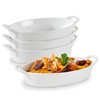 Oval Au Gratin Baking Dishes for Oven Safe and Microwave