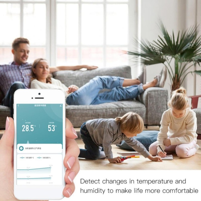 Digital Hygrometer, Indoor Thermometer, Hygrometer Thermometer for WiFi Indoor Outdoor,
