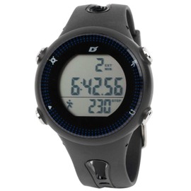 Arias ADWW18111PM-05 Digital Men's Wristwatch, Pedometer, Black x Blue, Black, Watch Digital with Pedometer, Stylish