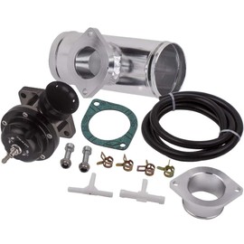 maXpeedingrods Universal Billet Aluminium Type S Type RS Blow Off Valve + 2.5 Inch Flange Pipe