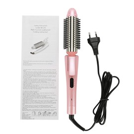 Folding Adjustment Mini Portable Straightener &amp; Curler Comb Hair Stick Styling Tool