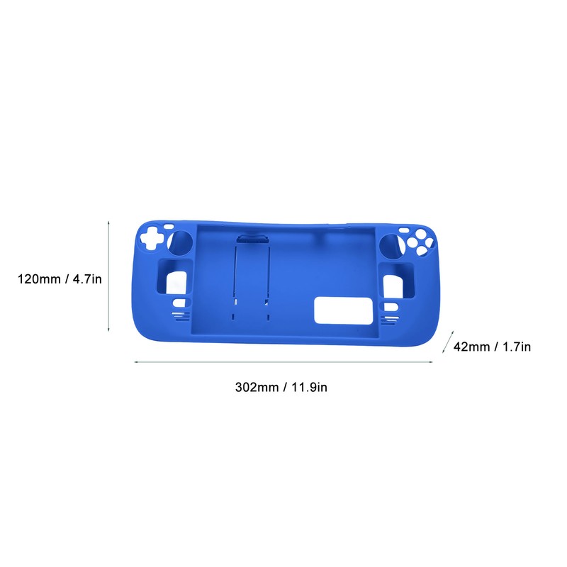 Kickstand Case for Steam Deck Hands Free Full Protection Fingerprint