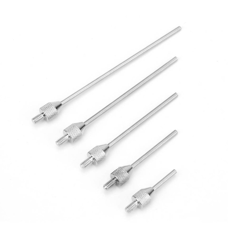 5pcs L10/20/30/40/50 Test Indicator Contact D1.5mm Dial Indicator Needle Probe