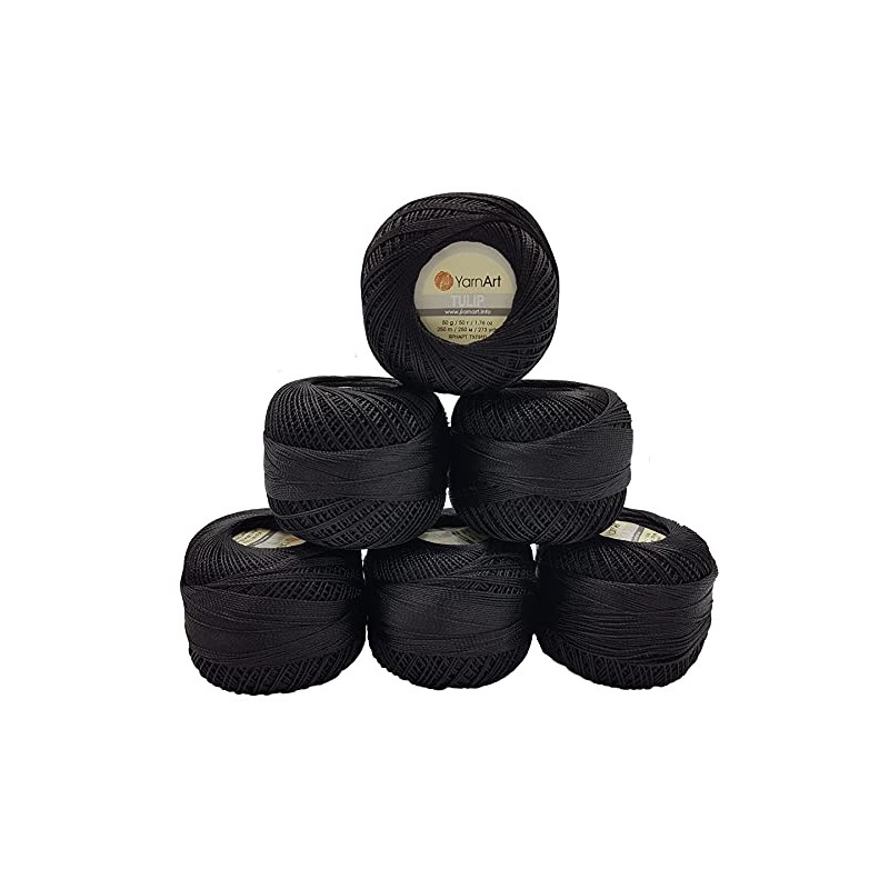 YarnArt Tulip 6 x 50 g Pack, Silk Yarn, Microfibre
